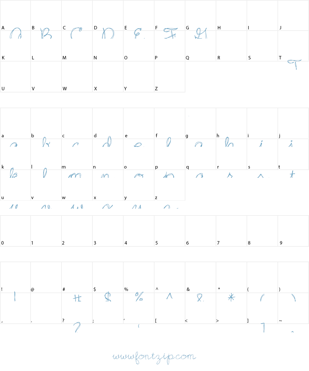 Jazz Essay Font Character